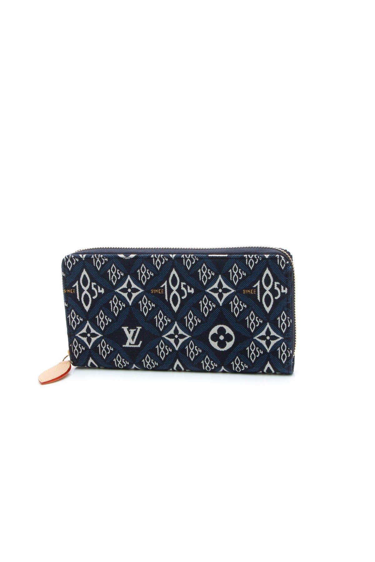Since 1854 Zippy Wallet - Blue Jacquard