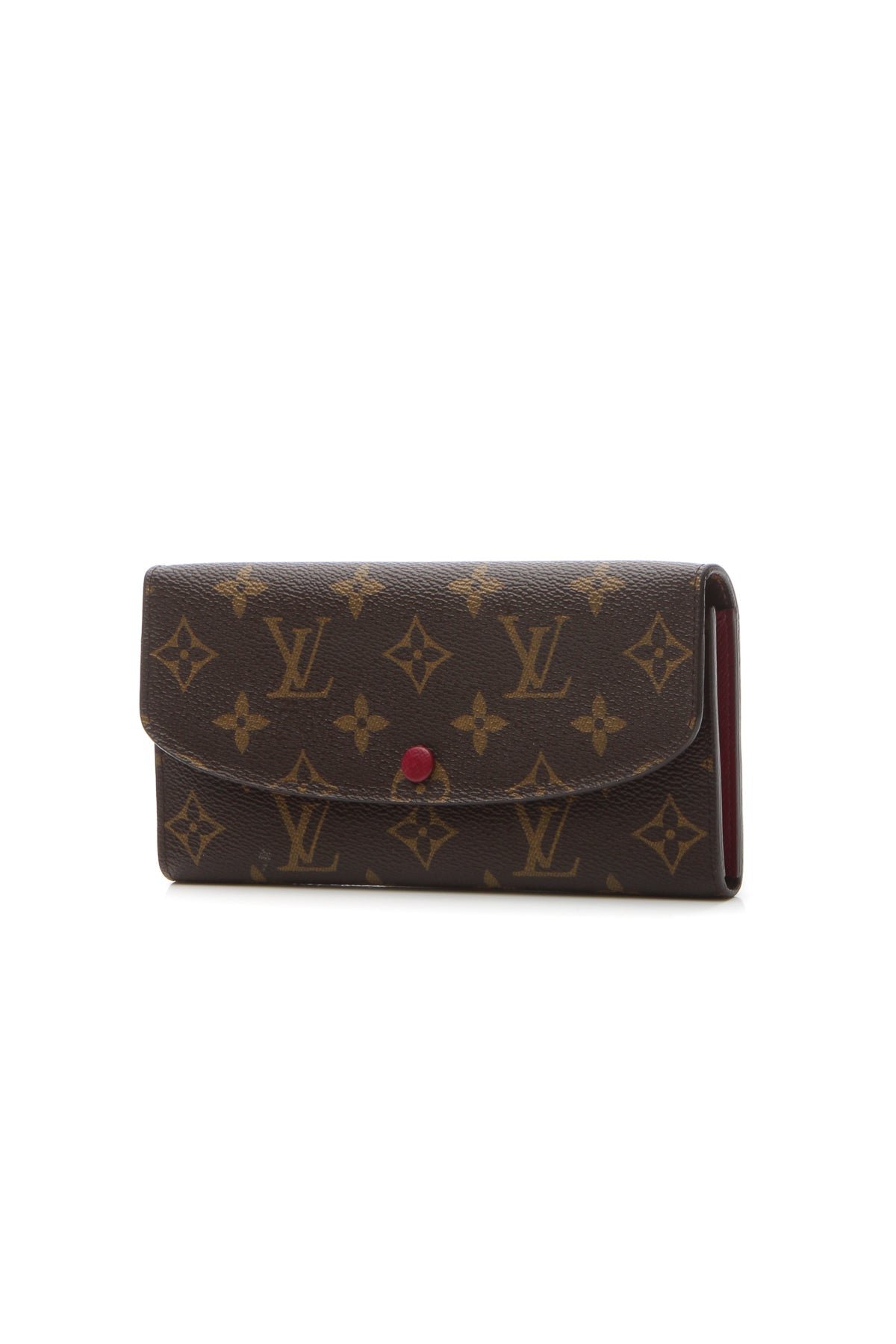 Emilie Wallet - Monogram/Fuchsia