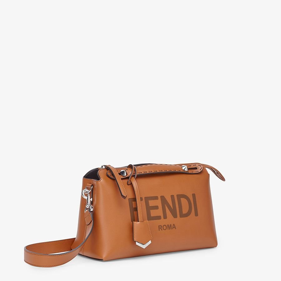 Fendi Leather Boston Bag - Image 2