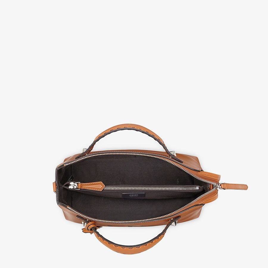 Fendi Leather Boston Bag - Image 4