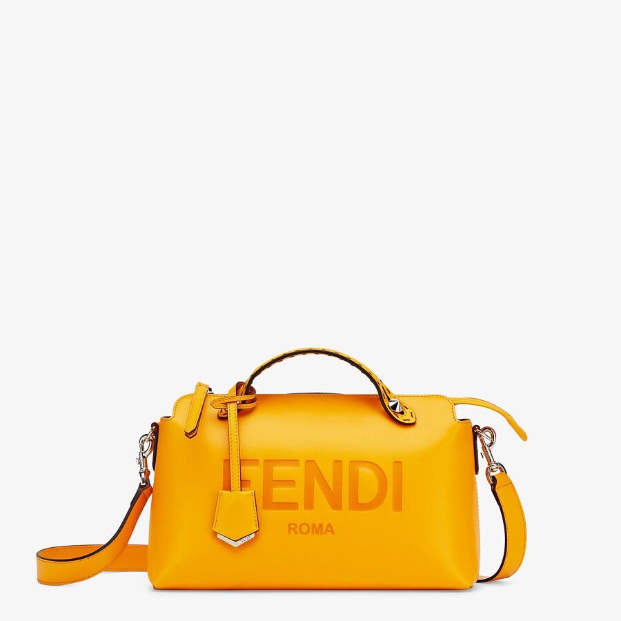 Fendi Leather Boston Bag - Image 6