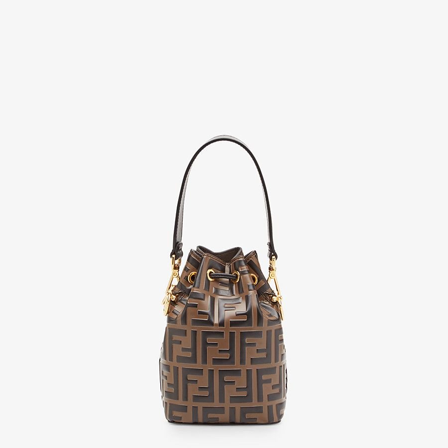 Fendi Brown Leather Mini-bag - Image 3