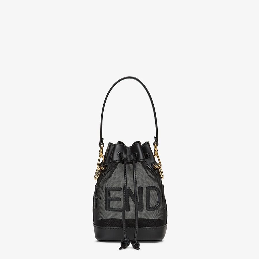 Fendi Leather and Mesh Mini-bag - Image 6