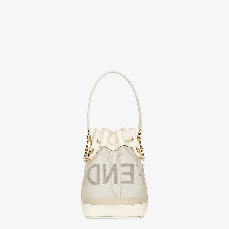 Fendi Leather and Mesh Mini-bag - Image 3