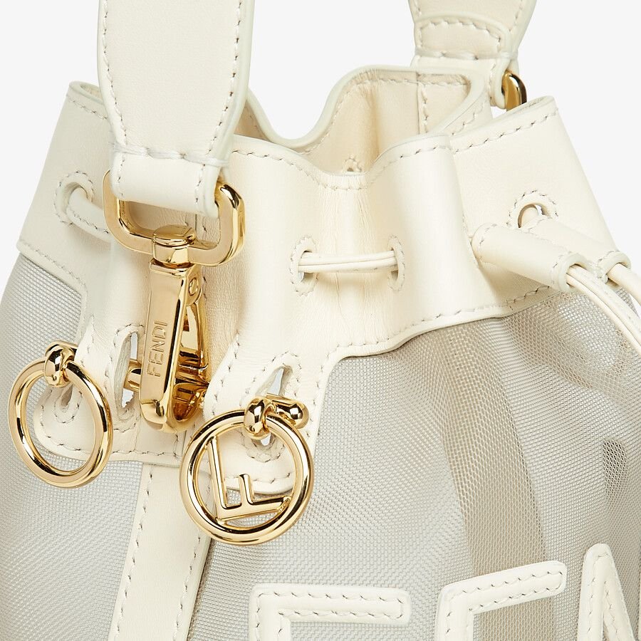 Fendi Leather and Mesh Mini-bag - Image 5
