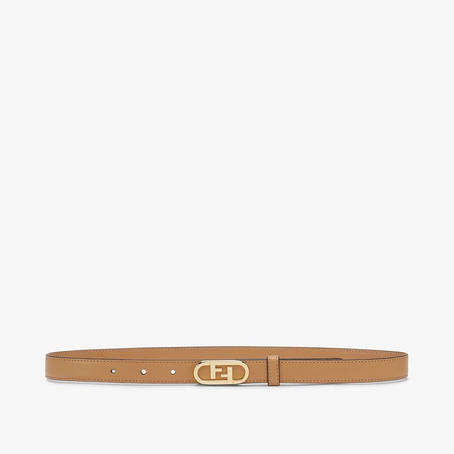 Fendi Beige Leather Belt