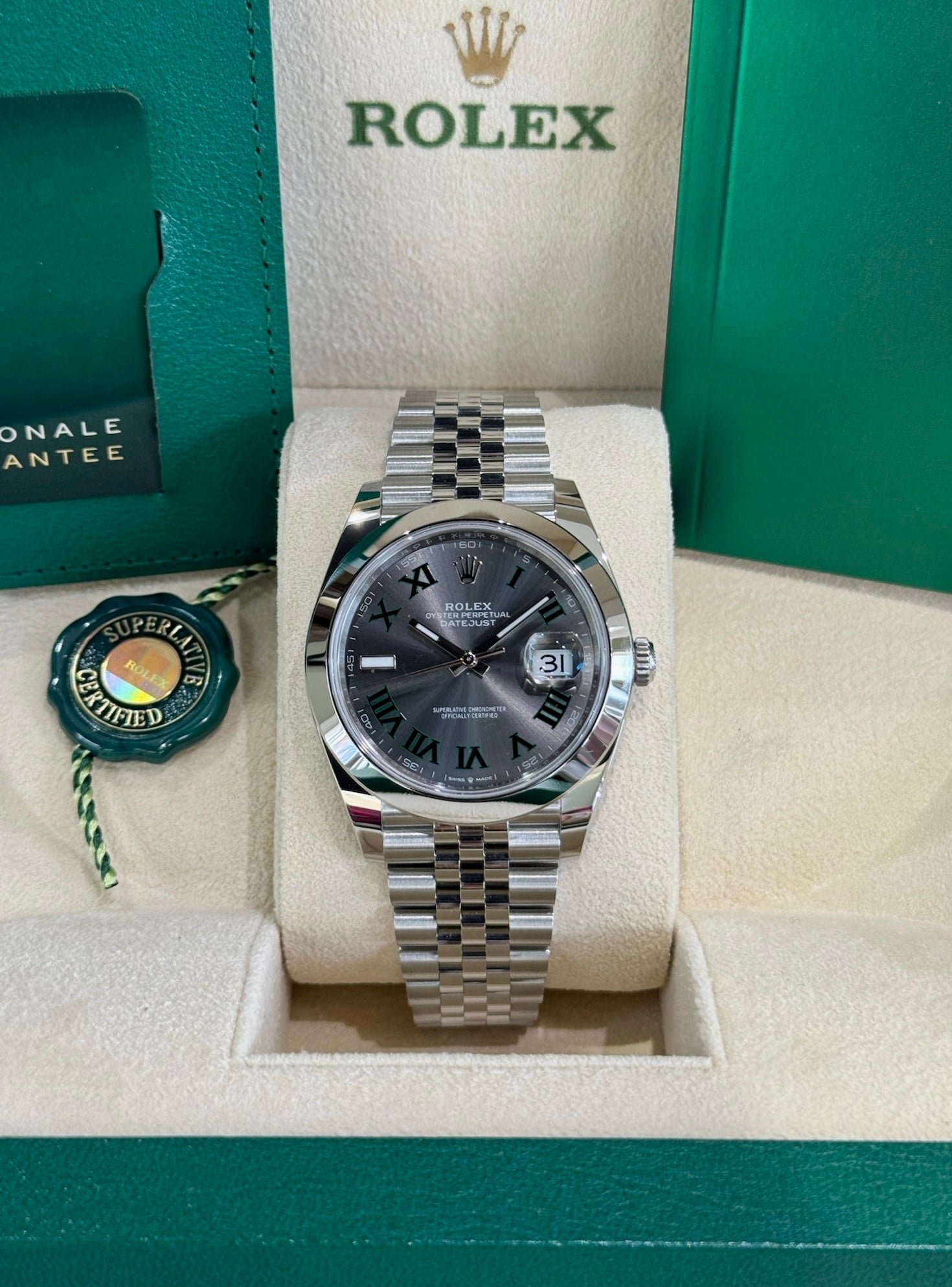 2023 Rolex Datejust 41 Wimbledon 126300