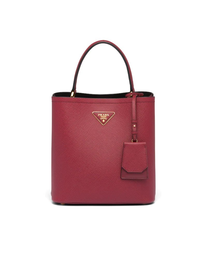 Medium Saffiano Leather Prada Panier Bag - Image 20