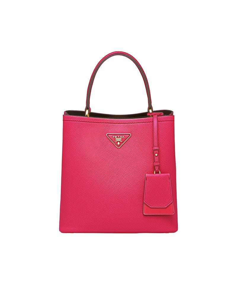 Medium Saffiano Leather Prada Panier Bag - Image 17