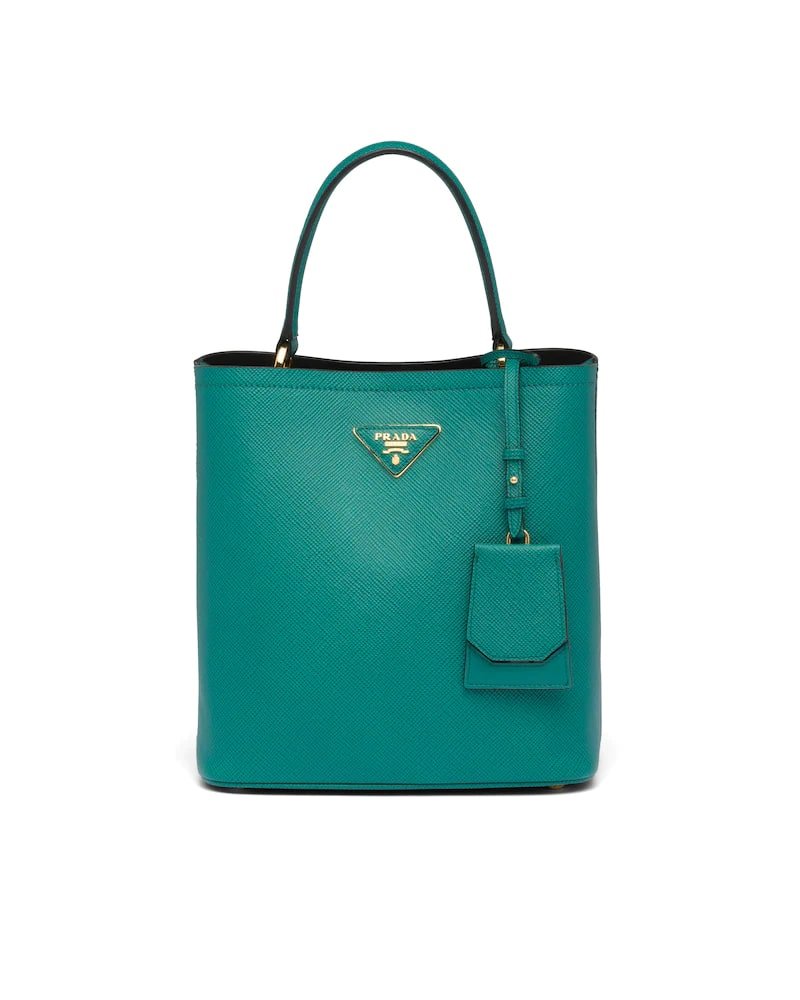 Medium Saffiano Leather Prada Panier Bag - Image 21