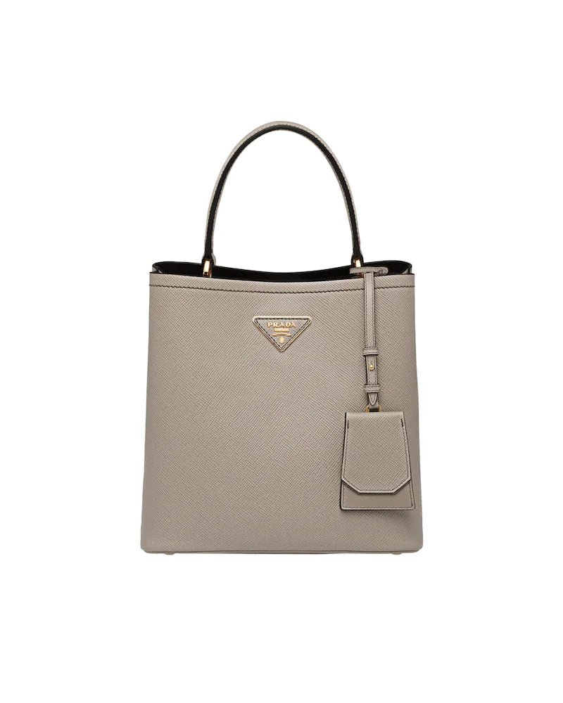 Medium Saffiano Leather Prada Panier Bag - Image 22