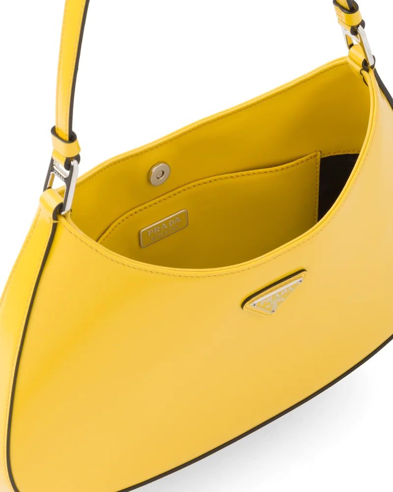 Prada Cleo Brushed Leather Shoulder Bag - Image 4