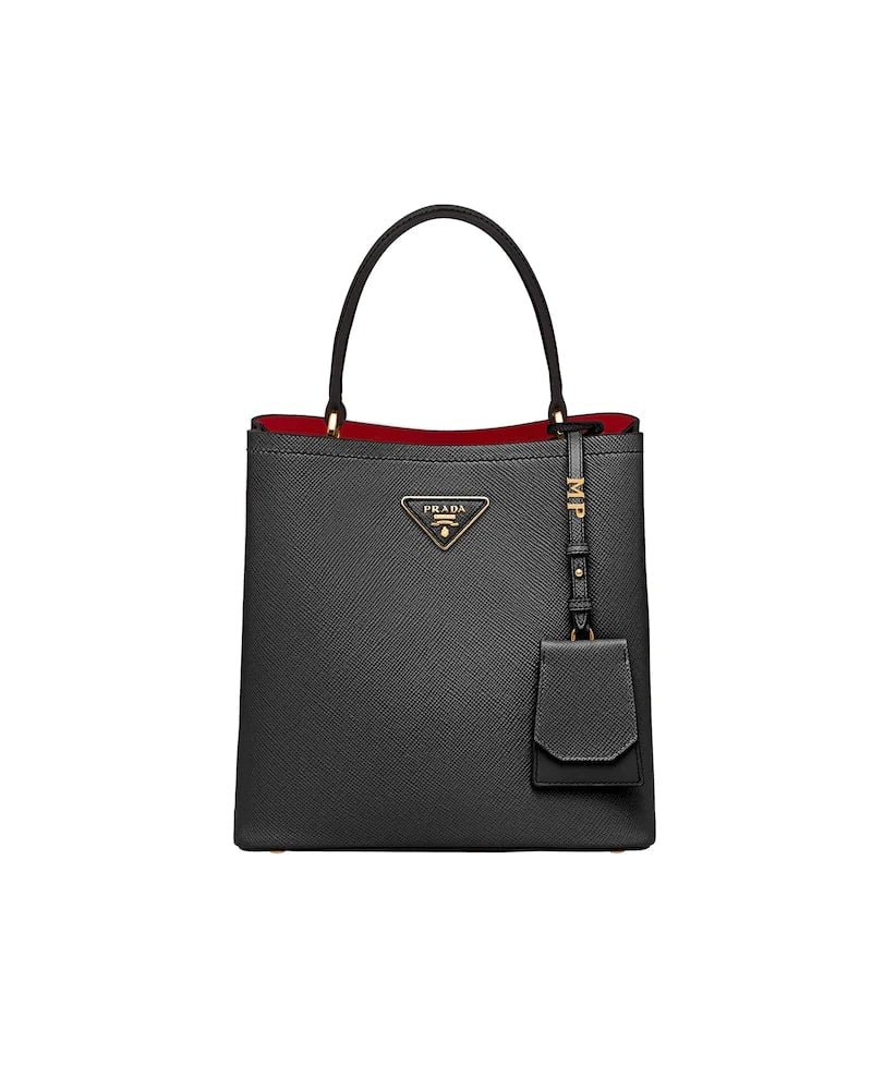 Medium Saffiano Leather Prada Panier Bag - Image 6