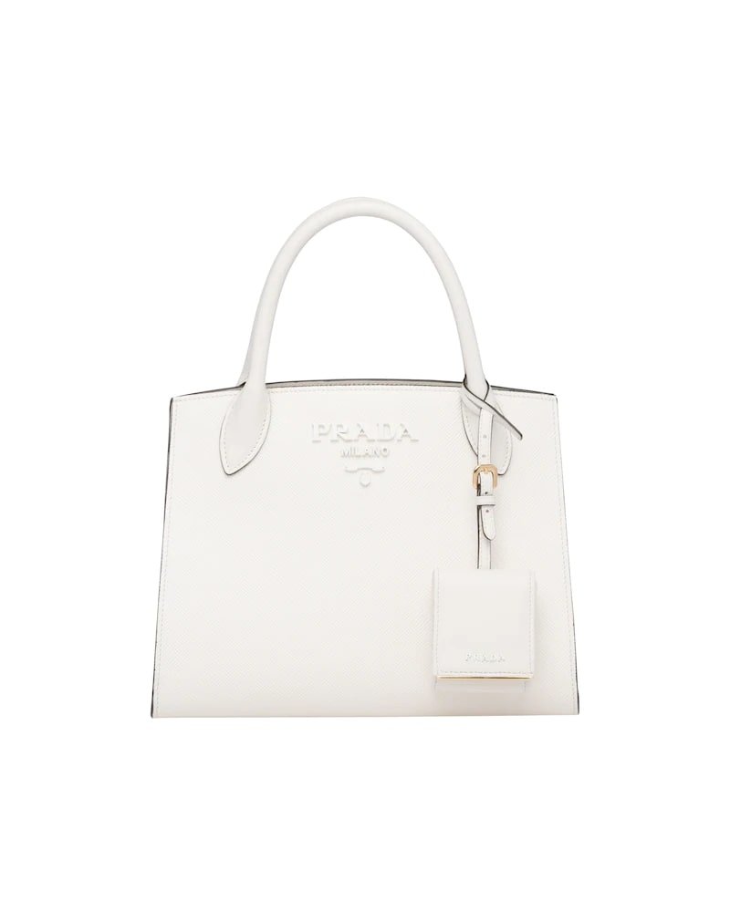 Small Saffiano Leather Prada Monochrome Bag