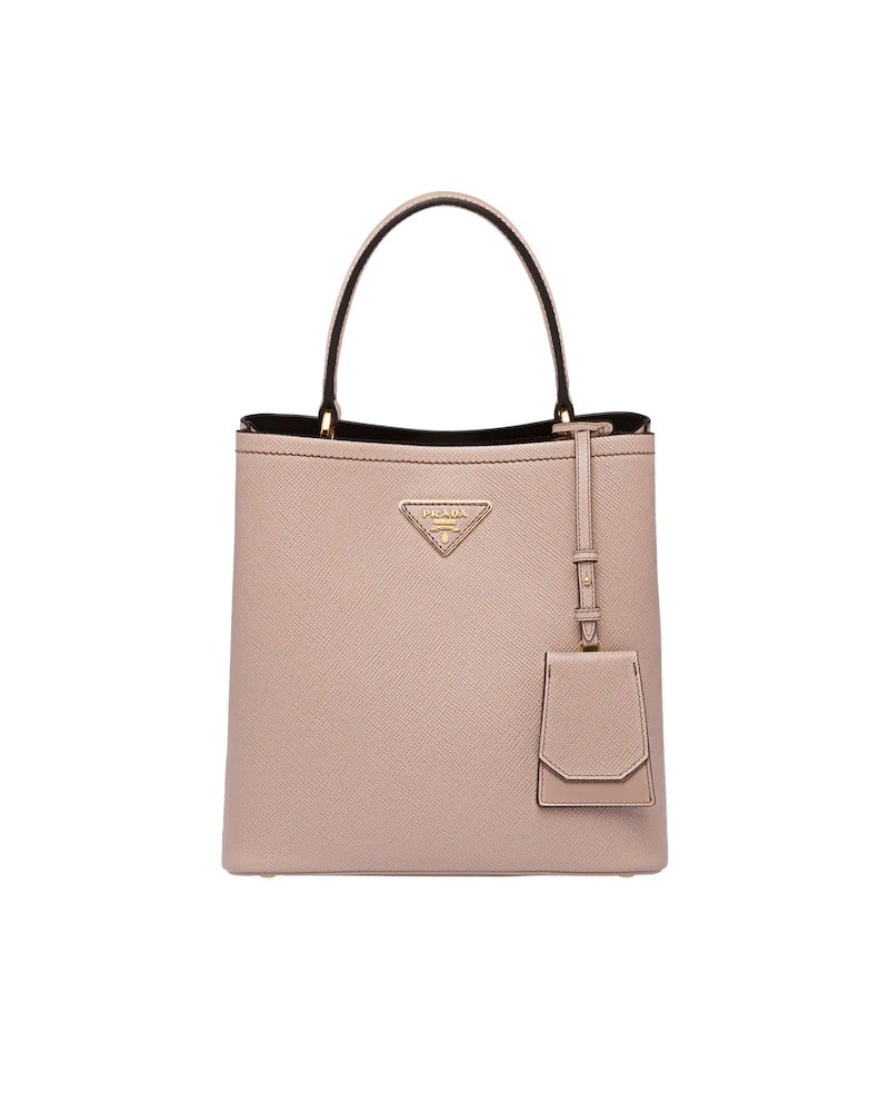 Medium Saffiano Leather Prada Panier Bag - Image 10