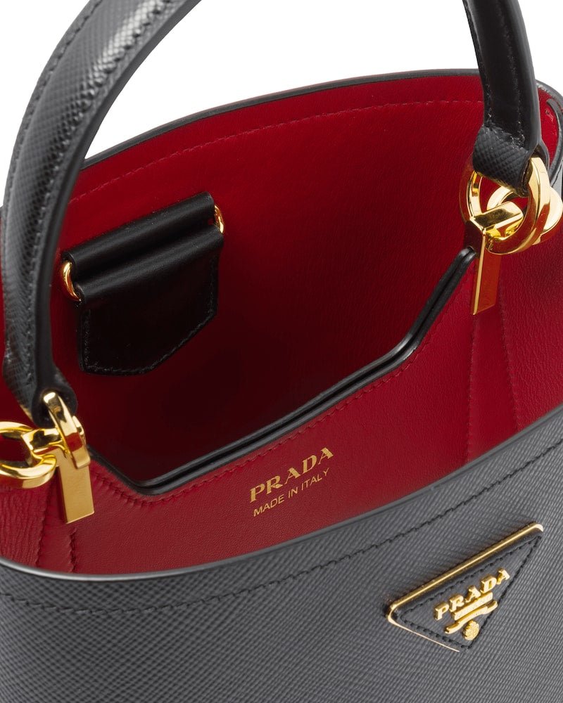 Medium Saffiano Leather Prada Panier Bag - Image 4